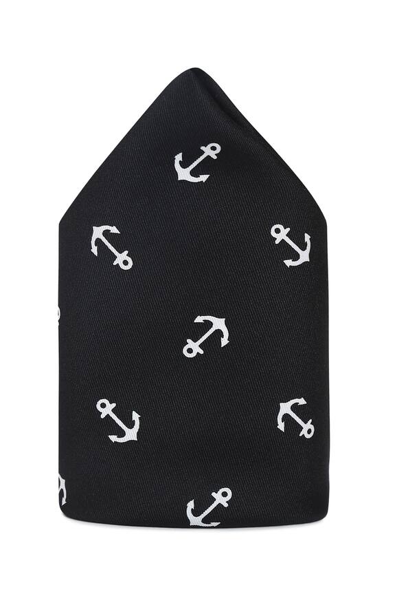Tossido Anchor Pattern Pocket Square