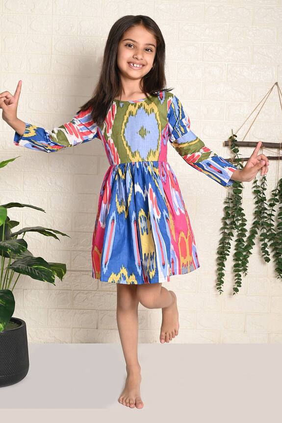 The Cotton Staple Matisse Printed Fit & Flare Dress