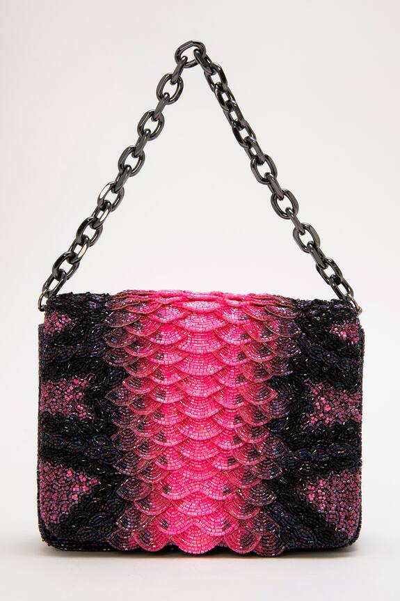Doux Amour Medusa Ombre Embellished Bag