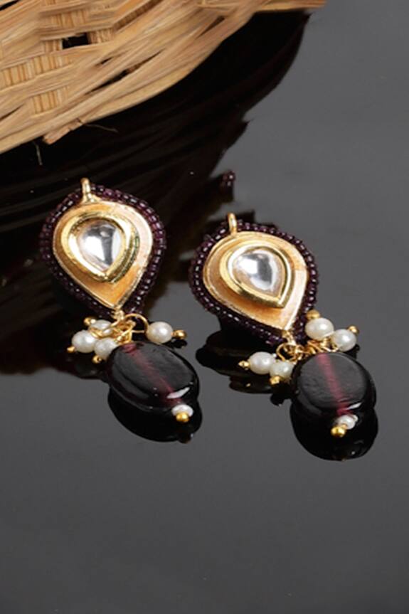 Dugran By Dugristyle Stone Drop Earrings