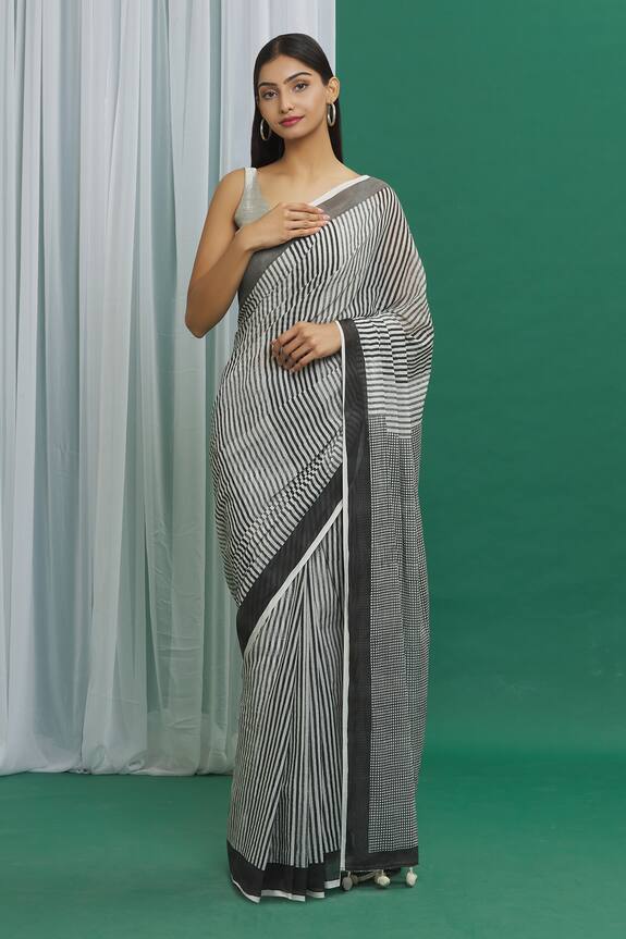 Silkwaves Hand Block Print Handcrafted Saree
