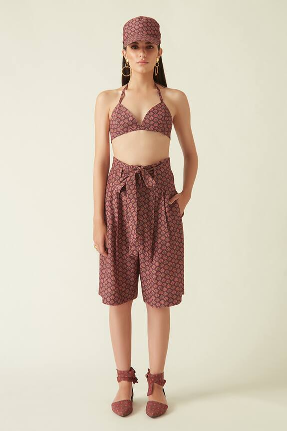 Payal Pratap Galang Printed Shorts