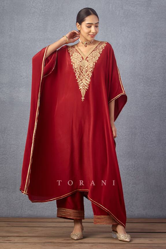 Torani Sindoori Ashni Kaftan & Pant Set