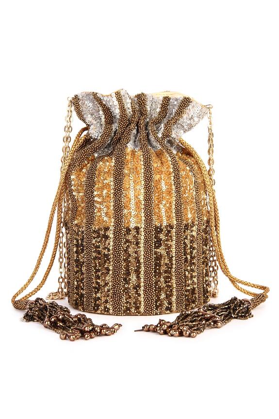 The Purple Sack Bead Embroidered Potli