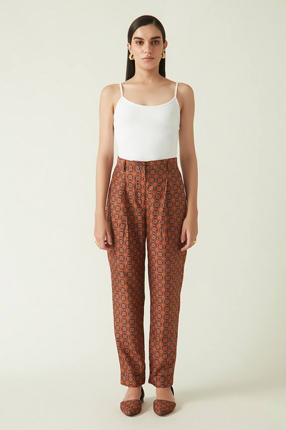 Payal Pratap Kawah Printed Straight Pant