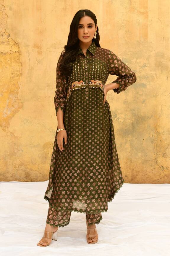 Niti Bothra Chandrakala Print Kurta & Pant Set