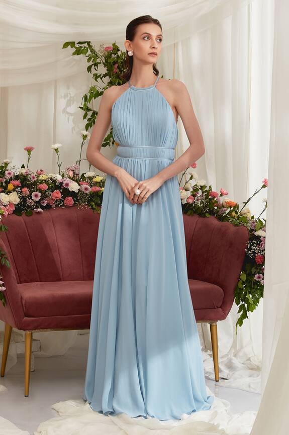 Zosia Evadne Halter Neck Gown