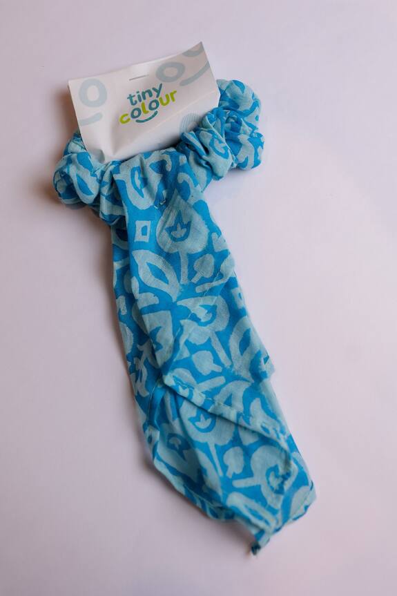Tiny Colour Clothing Cloudy Sky Printed Scrunchie