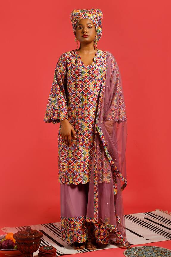 Shristi Chetani Chanderi Kurta Set