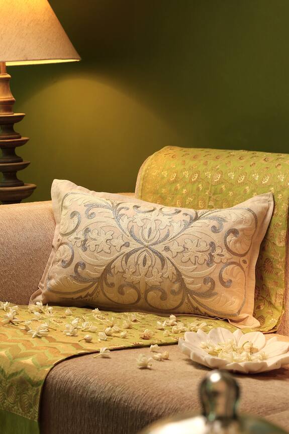 Amoli Concepts Embroidered Cushion Cover