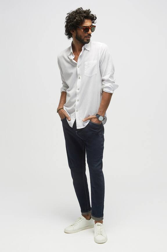 Terra Luna Organic Handloom Cotton Soft Collar Shirt 
