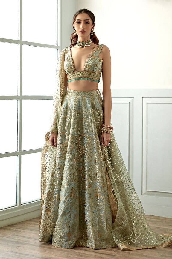 Studio Iris India Fhalak Floral Pattern Lehenga Set