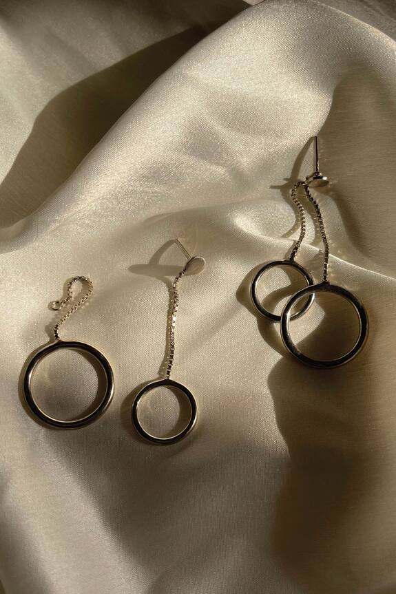 Aaree Accessories Geometric Pattern Drop Earrings