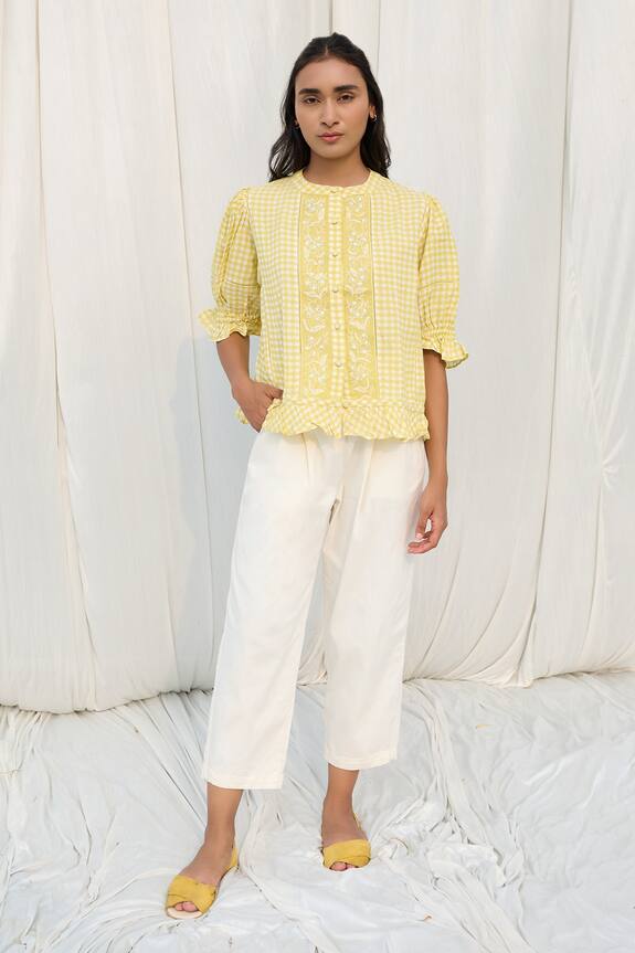 Ayaka Front Pleated Trouser