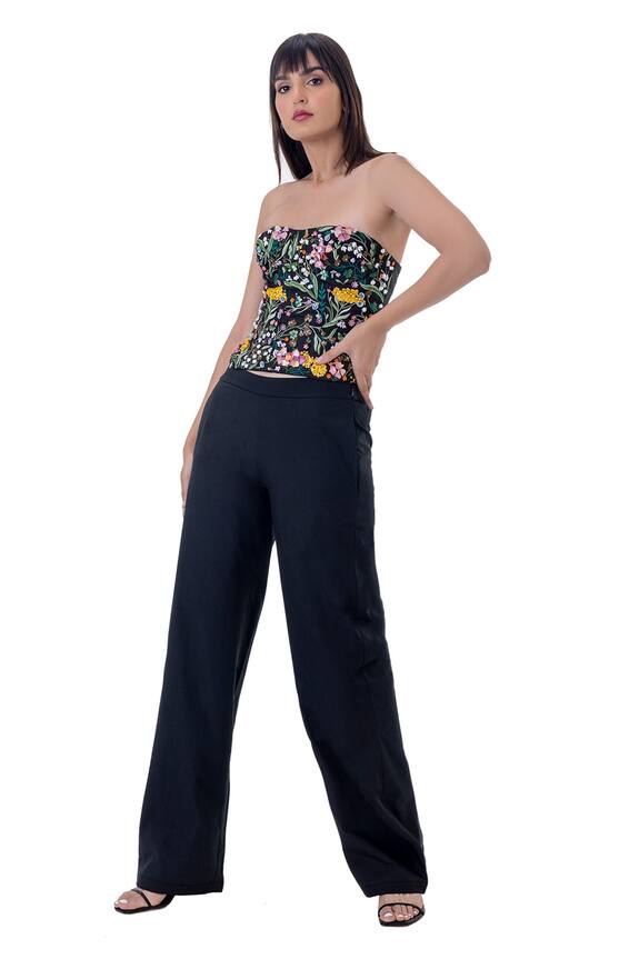 Gaya Floral Embroidered Corset