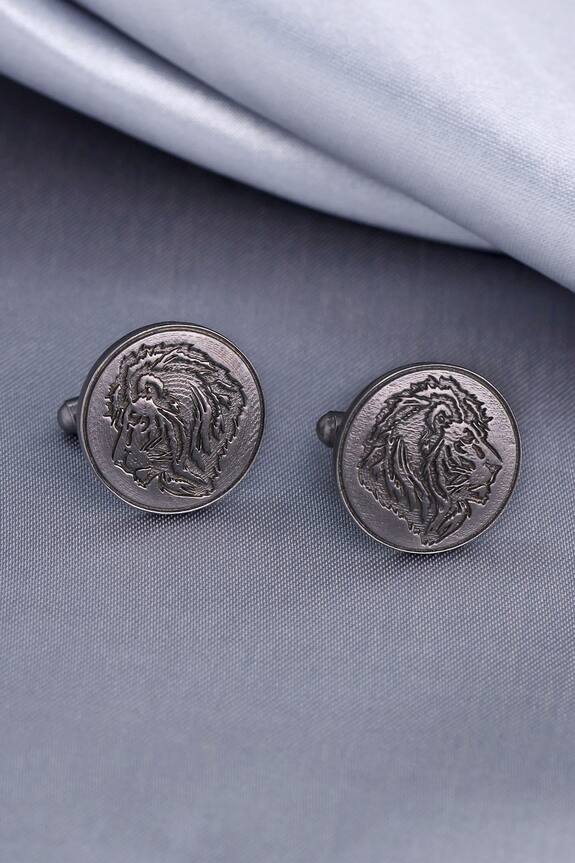 Cosa Nostraa Lion Carved Cufflinks