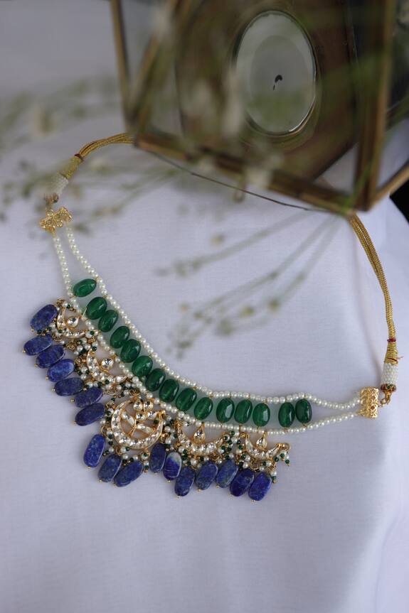 Paisley Pop Ereshva Bead Drop Choker