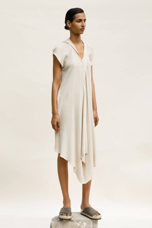 Urvashi Kaur Genesis Textured Cotton Dress