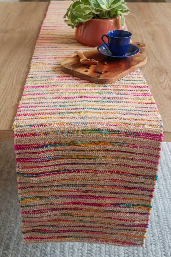 The Kargha Story Playful Plethora Woven Table Runner