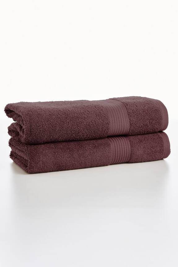 Houmn Horizon Cotton Tufted Pattern Bath Towel - Single Pc