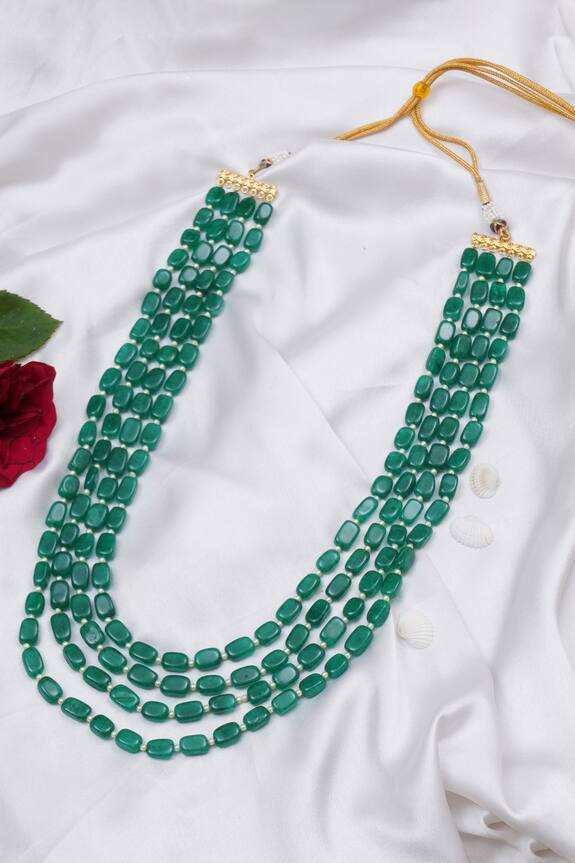 Ruby Raang Handcrafted Stone Layered Necklace