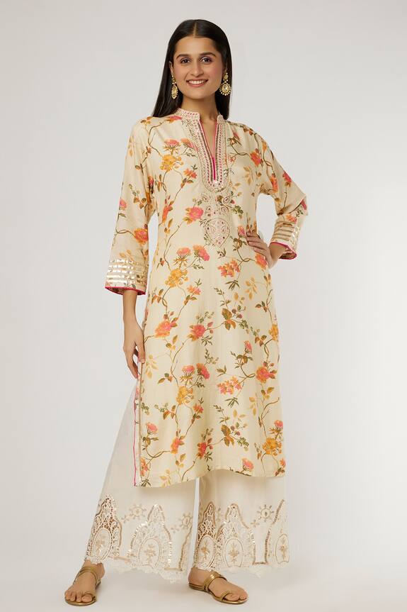 Gopi Vaid Antra Floral Print Tunic
