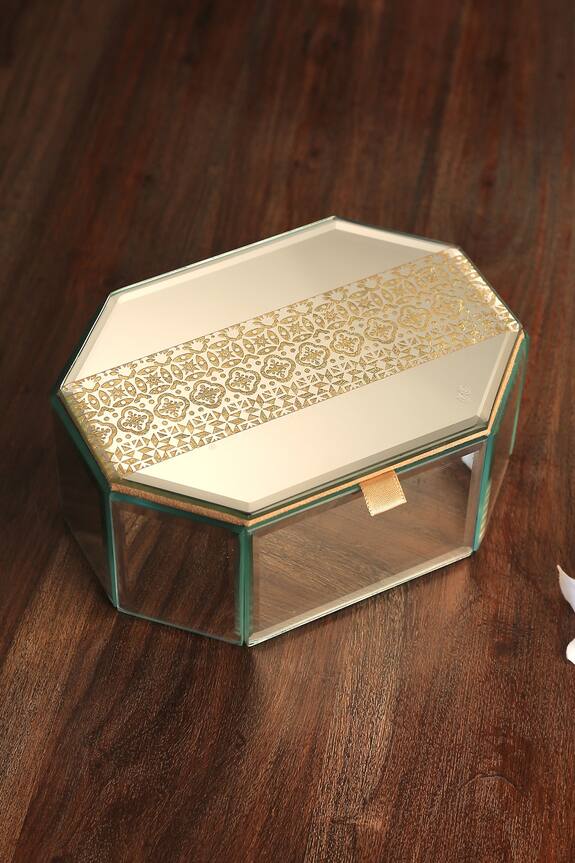 Amoli Concepts Mirror Glass Foiled Box