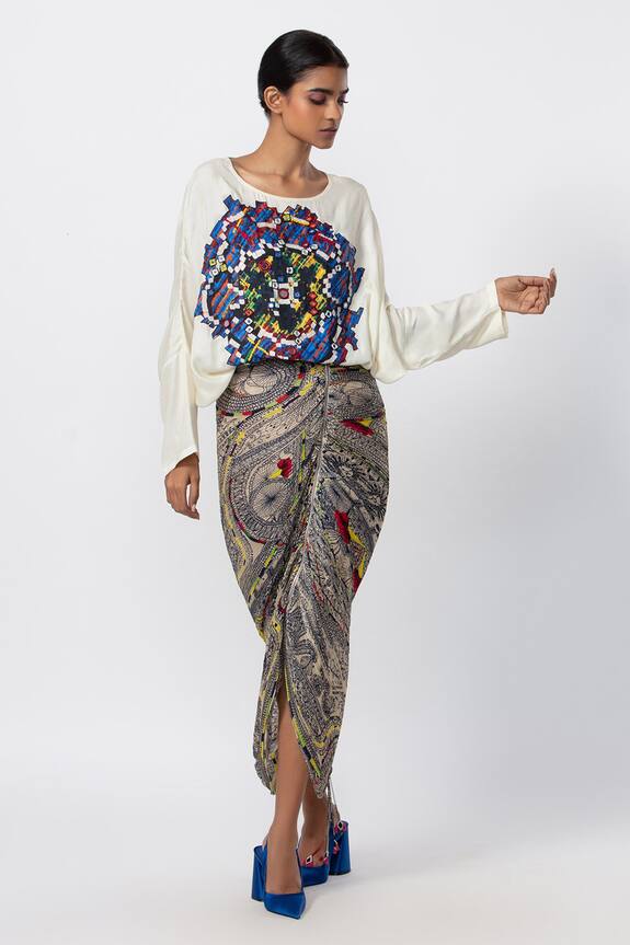 Saaksha & Kinni Micro Pleated Skirt