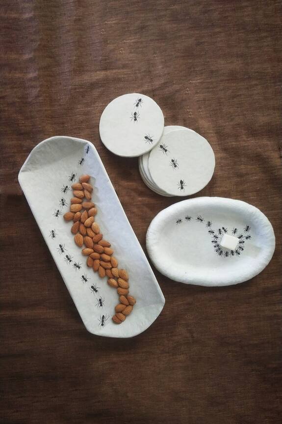 ARANYA EARTHCRAFT Snacks Serving Set