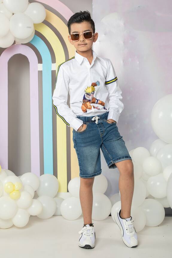 Hoity Moppet Naruto Pattern Shirt