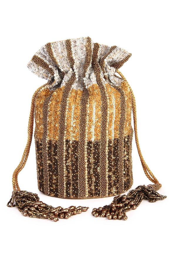 The Purple Sack Sequin Embroidered Potli