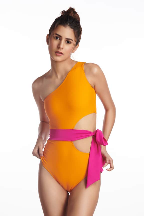 Kai Resortwear Blossom One Shoulder Swimsuit