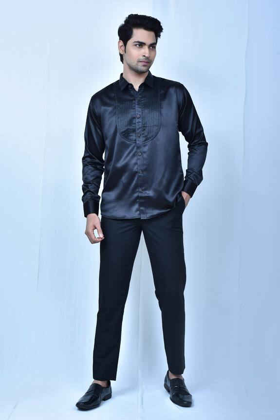 Samyukta Singhania Solid Full Sleeve Shirt
