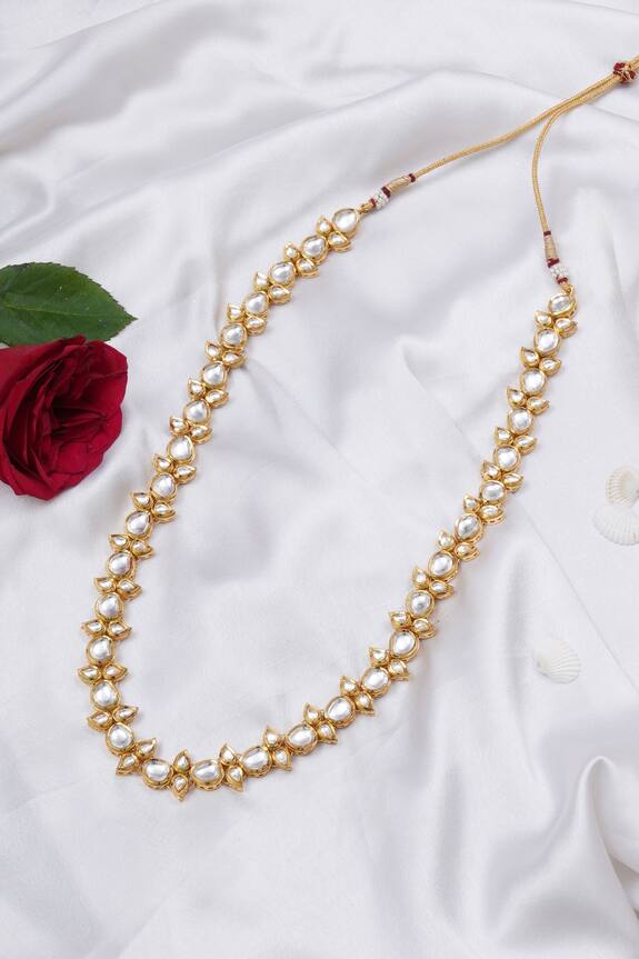 Ruby Raang Kundan Studded Necklace