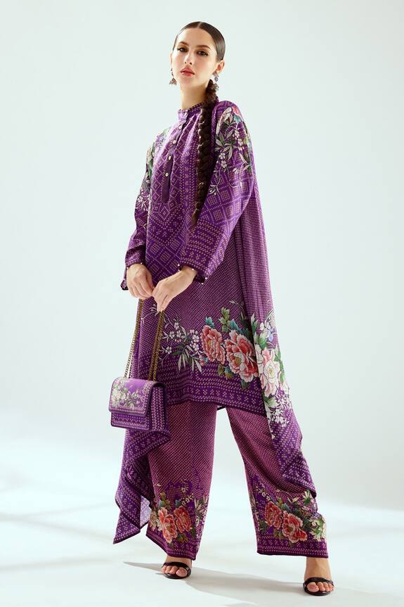 Rajdeep Ranawat Navya Silk Draped Tunic