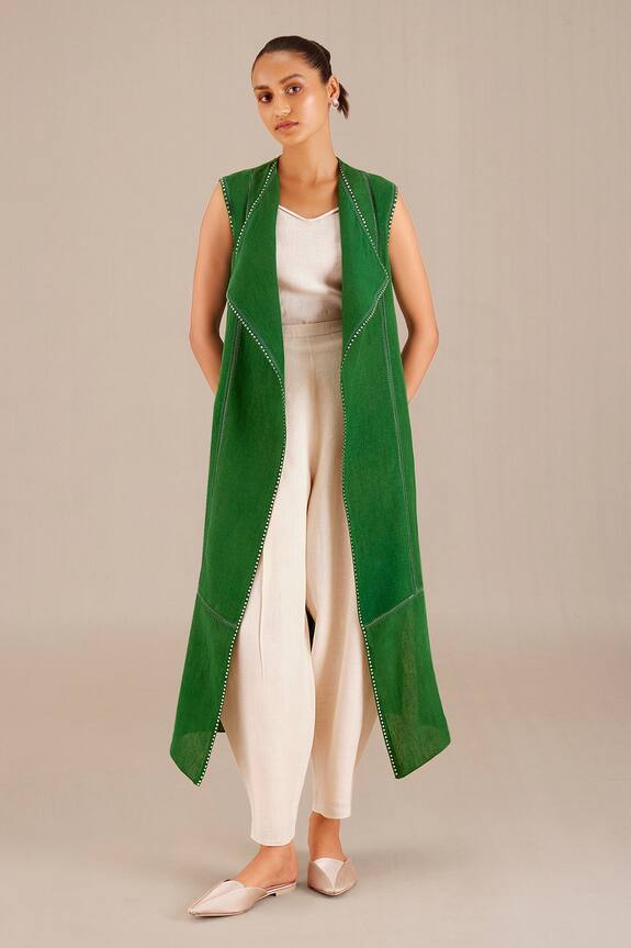 AMPM Linen Long Jacket & Pant Set