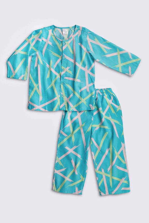 Nigh Nigh Expressions Print Night Suit Set