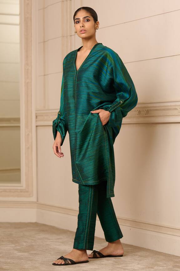 Tarun Tahiliani Handwoven Striped Trouser