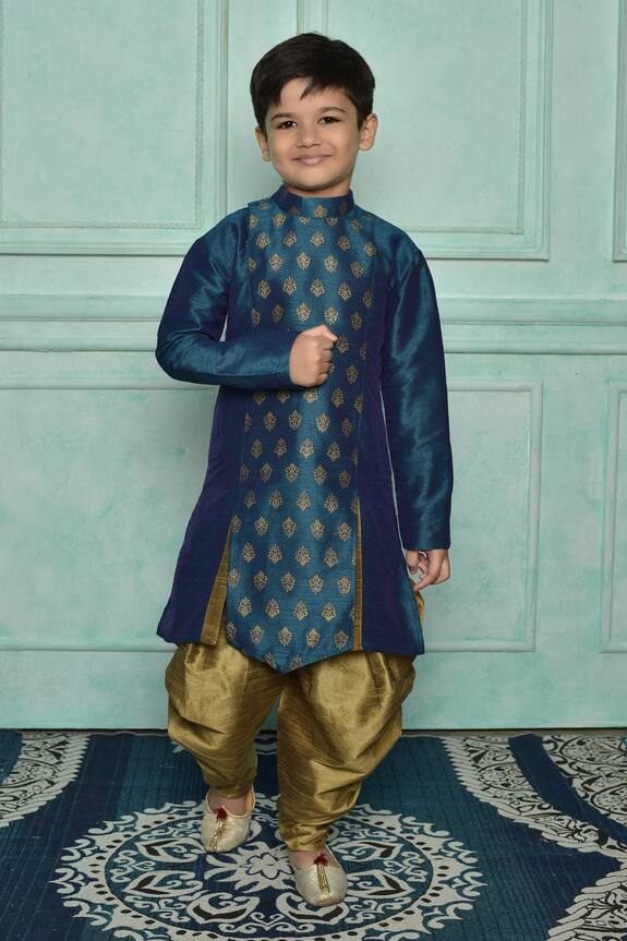 Banana Bee Dupion Silk Kurta