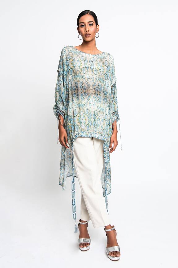 Anmol Kakad Asymmetric Mosaic Pattern Top