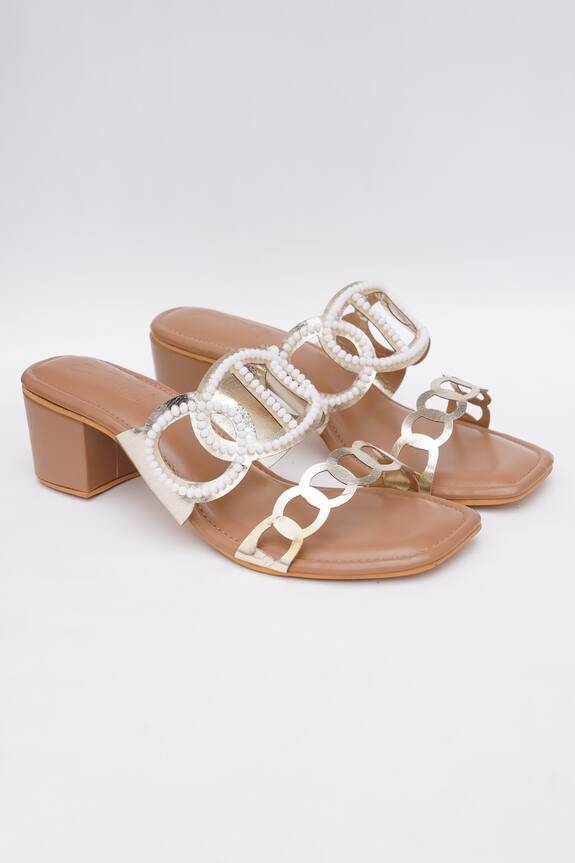 Sole House Cutout Strappy Block Heels