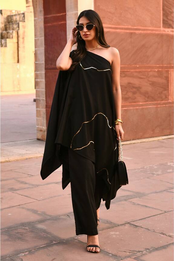 Gulaal Embroidered Kaftan & Pant Set