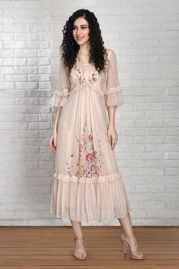 Whimscial by shica Placement Hand Painted Dress