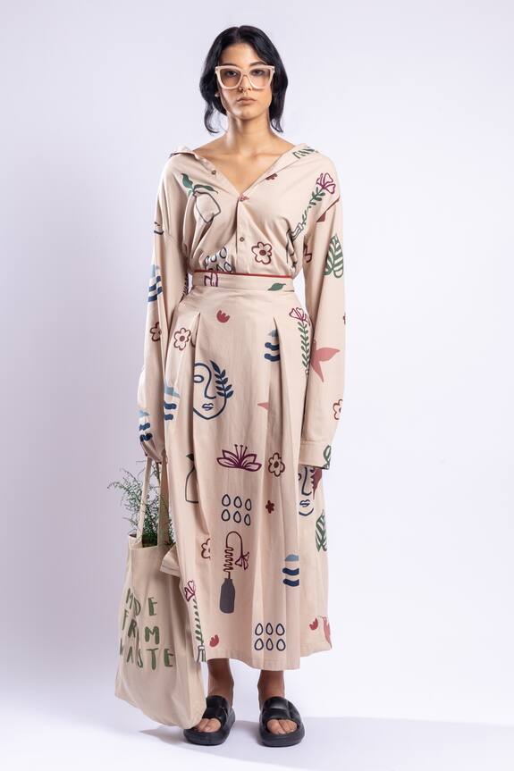 Doodlage Abstract Pattern Shirt