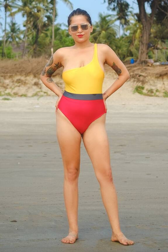 Goya Swim Co Color Blocked Monokini
