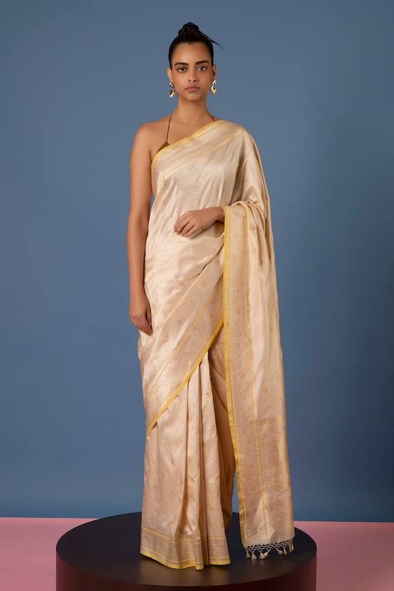 Ekaya Banarasi Kadwa Handwoven Silk Saree