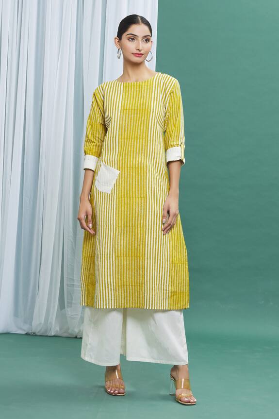 Silkwaves Straight Cotton Printed Kurta