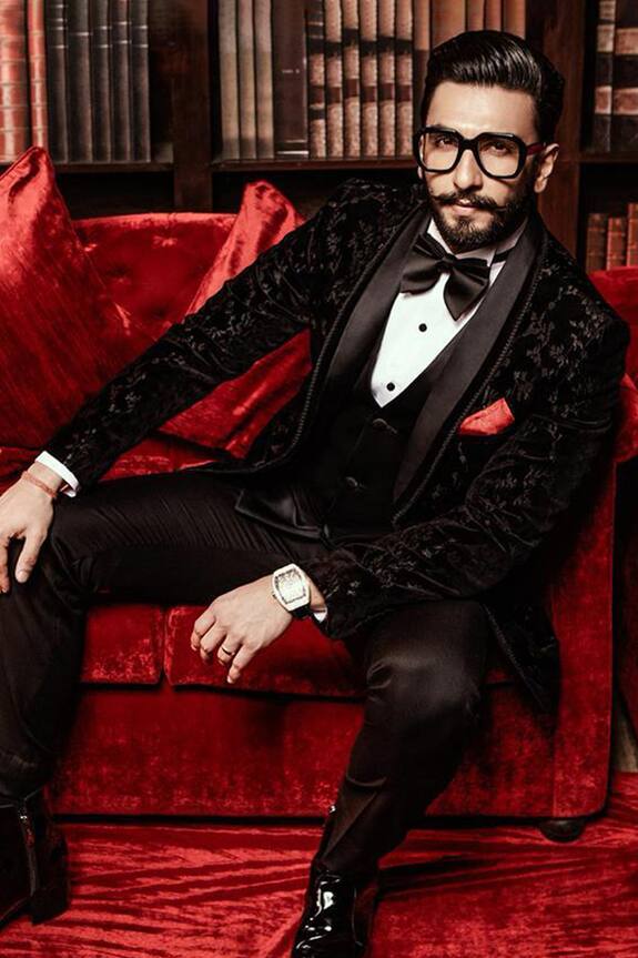 Rohit Gandhi + Rahul Khanna Metallic Wildflower Embellished Tuxedo Set