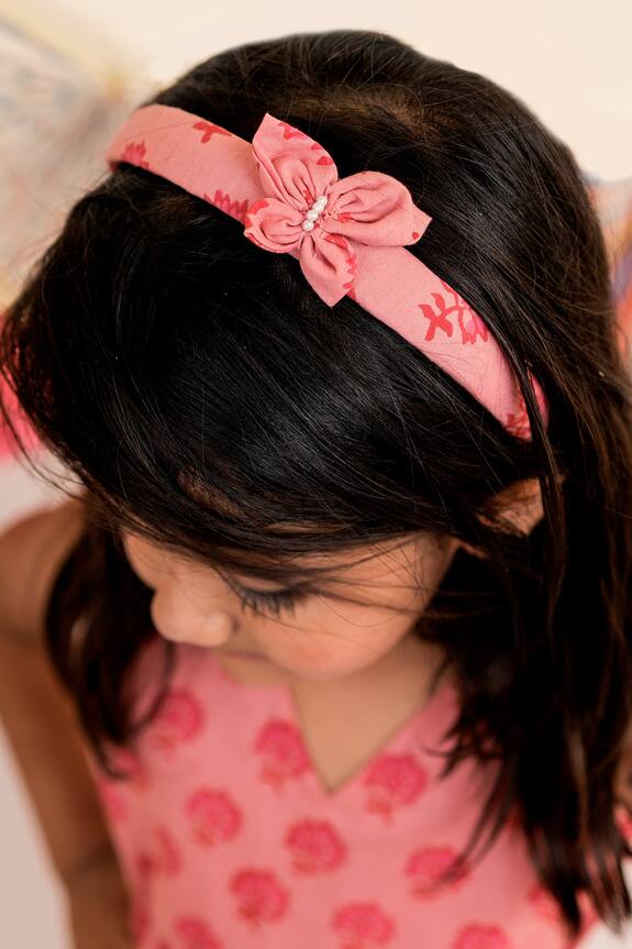 Tiny Colour Clothing Pretty Rose Printed Hair Band
