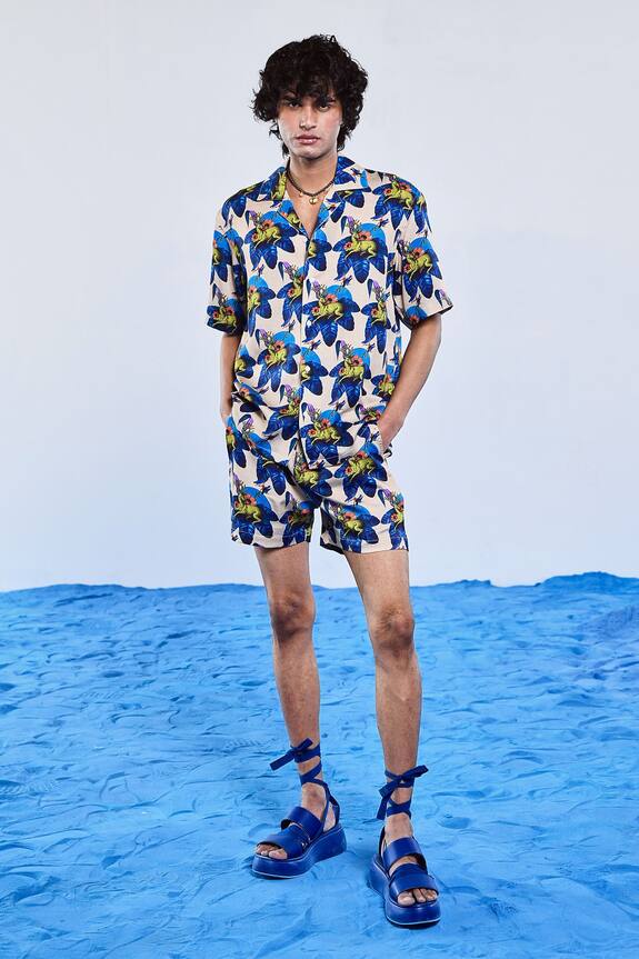 Triune The Stag Show Tencel Satin Shirt